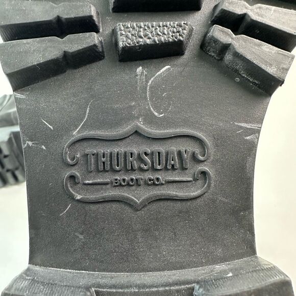 THURSDAY BOOT COMPANY Legend Matte Black Chelsea Boot Size US 8 Ankle Everyday - Picture 10 of 14